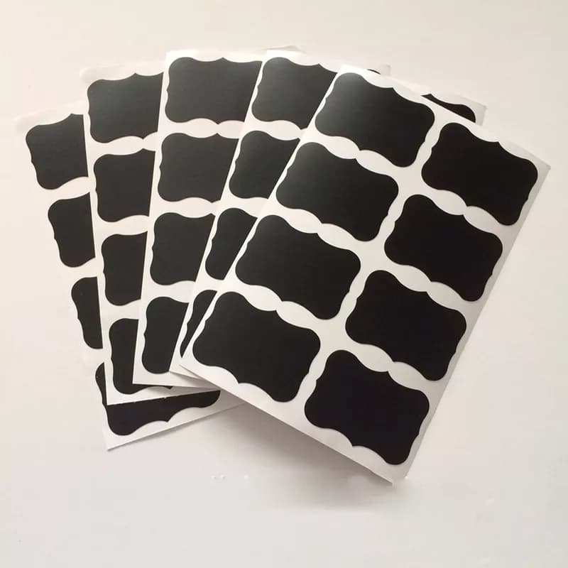 36PCS/Set Erasable Blackboard Sticker Craft Kitche