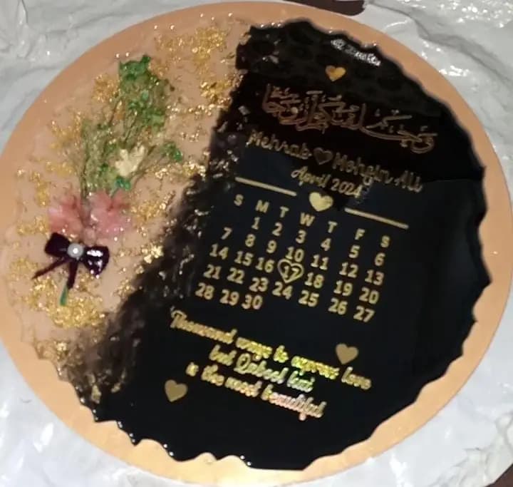 Resin Rrt Sticker 10 Inches Ring Plate
