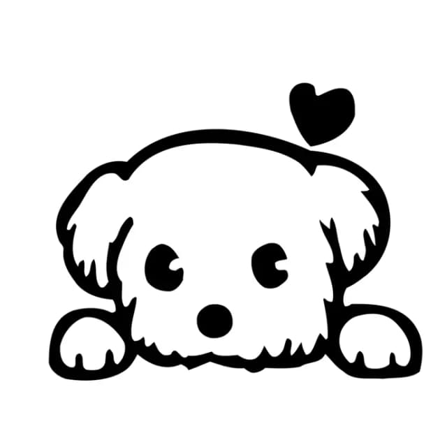 Cute Dog Switch Stickers Living Room Decorations Diy Computer Decals Animals Wall Mural Art Vinyl Posters