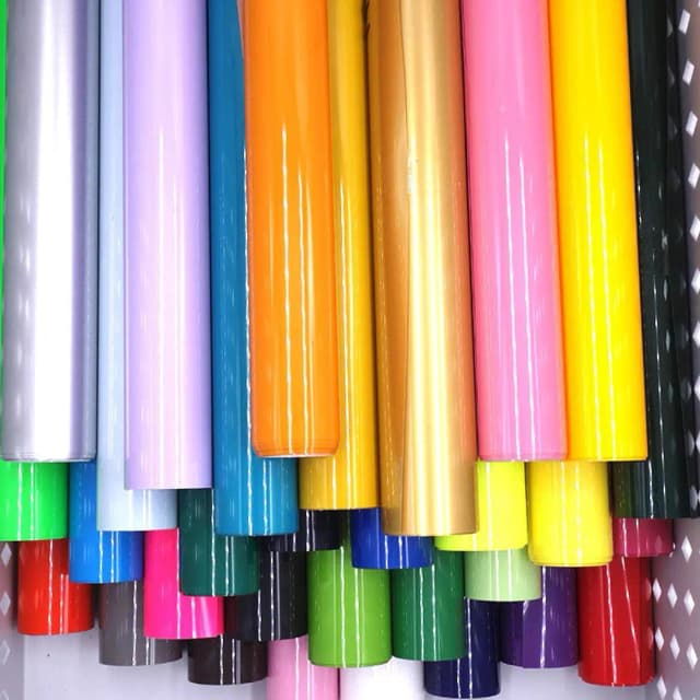1 X 9 Feet Multicolor Adhesive Craft Permanent Vinyl Roll Design Lettering Film Cup Glass Decal Sticker Xmas Card DIY Self-adhesive Film